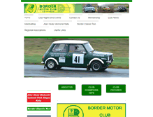Tablet Screenshot of bordermotorclub.co.uk